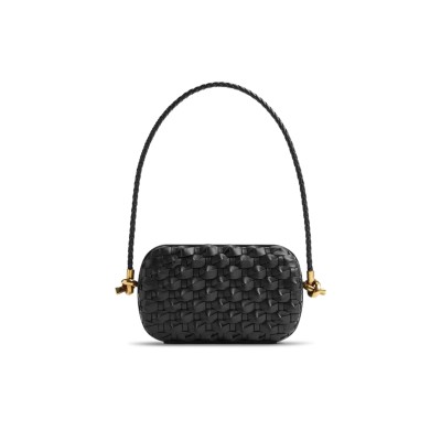 BOTTEGA VENETA KNOT SHEEPSKIN EVENING BAG 717623V01D11142 (20.5*12.5*6cm)